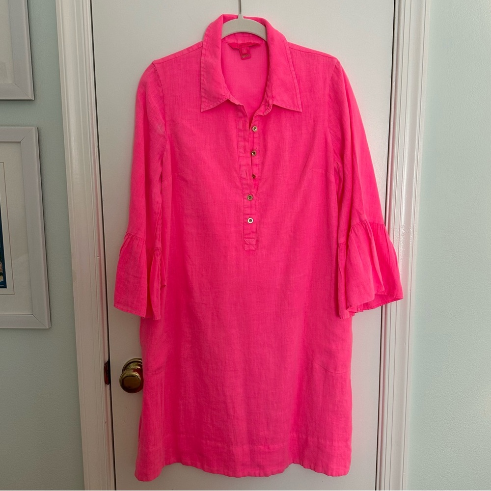 Lilly Pulitzer Linen Button Down Dress